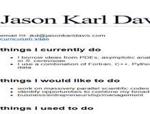 Tablet Screenshot of jasonkarldavis.com